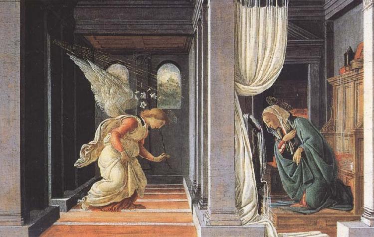 Sandro Botticelli Annunciation Sweden oil painting art